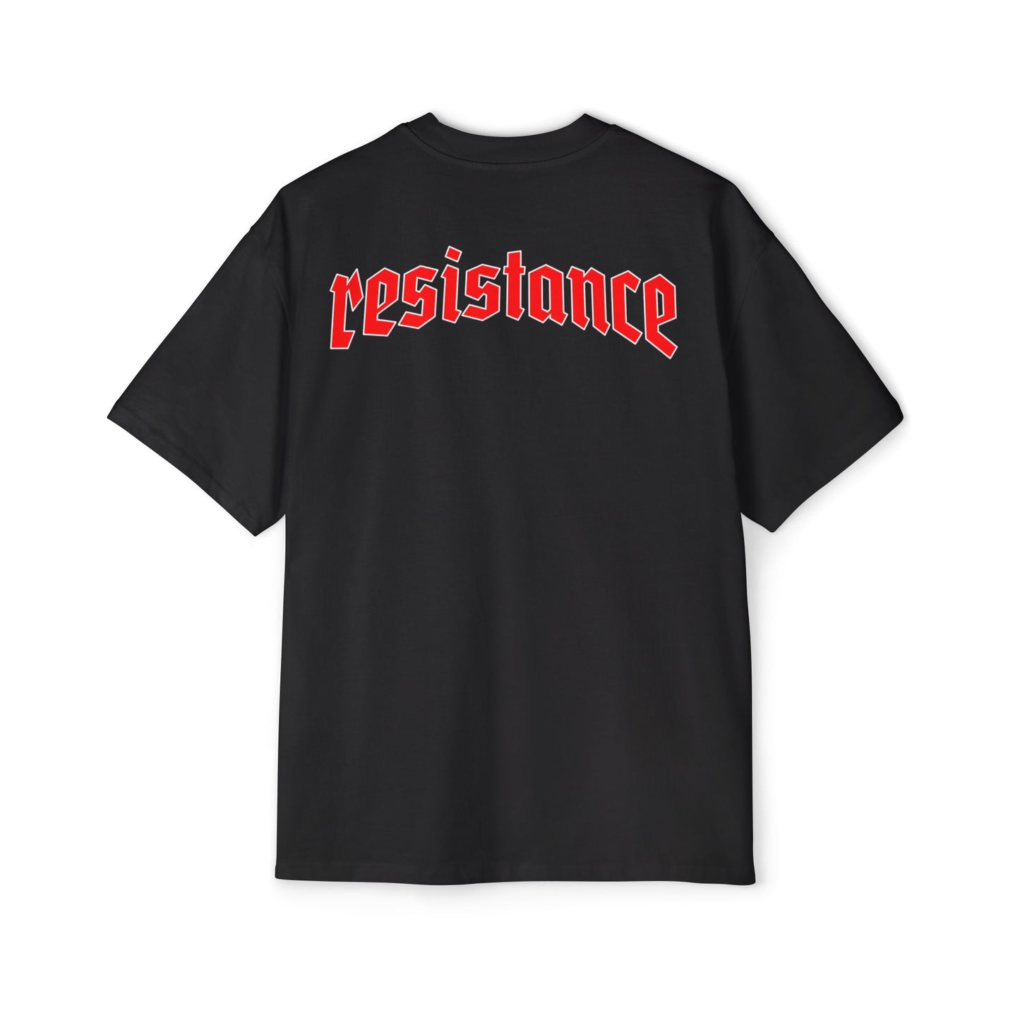 Resistance All Red Oversized Graphic Tee