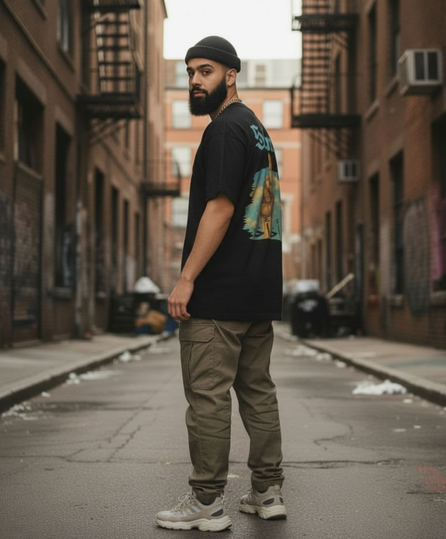 Ahadun Oversized Graphic Tee