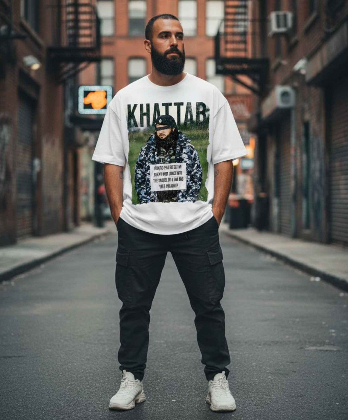 Khattab Oversized Graphic Tee