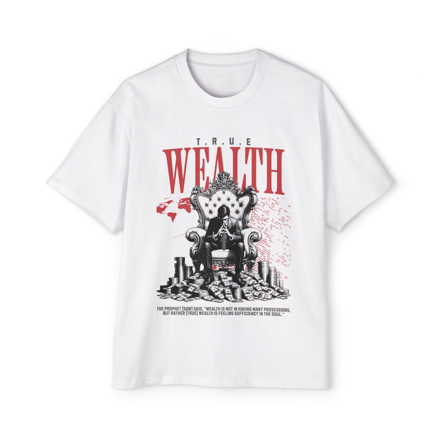 True Wealth Oversized Graphic Tee