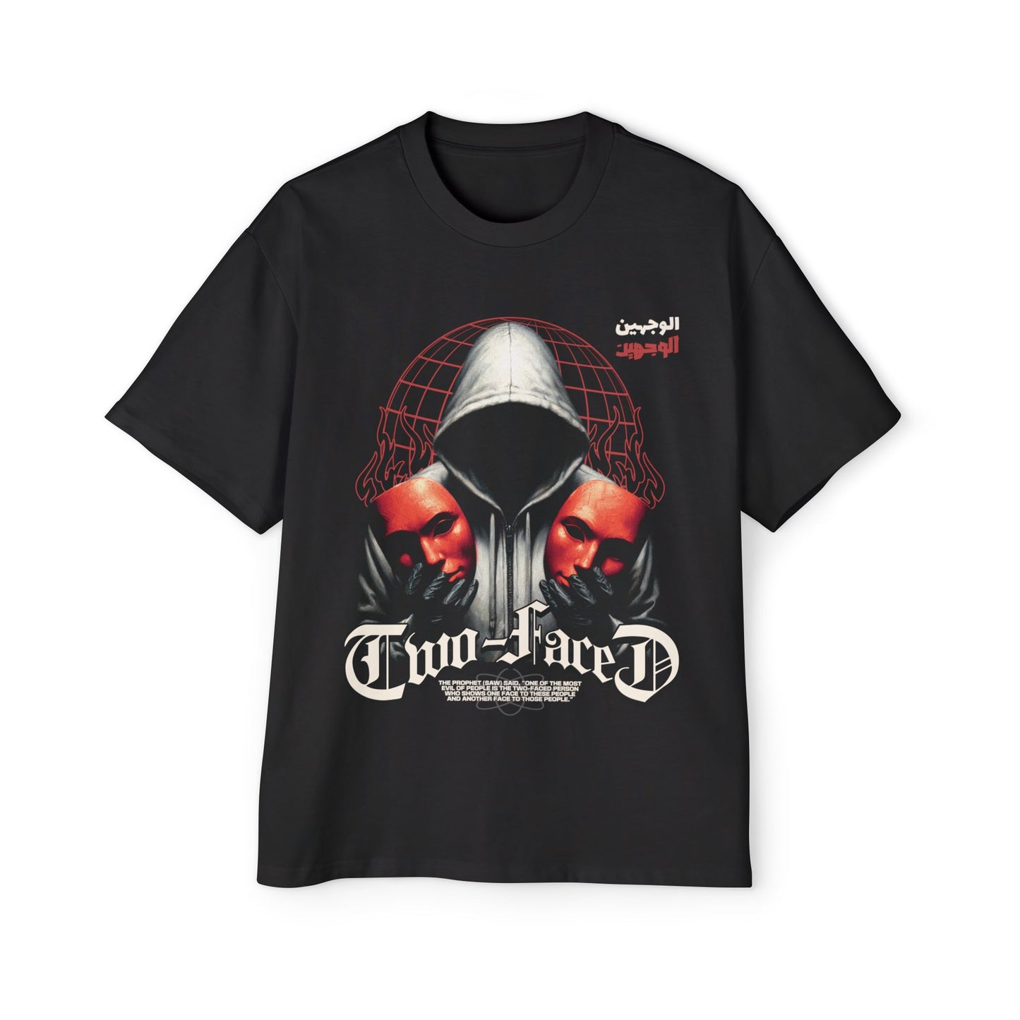 Two-Faced Oversized Graphic Tee